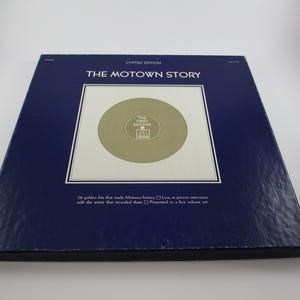Vintage 1970 Vinyl LP Record Set: The Motown Story Limited Edition