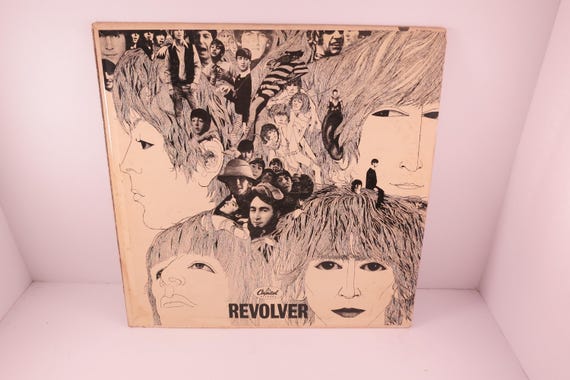 Vintage 1966 Vinyl LP Record Beatles Revolver in Mono Very Good Condition 71162