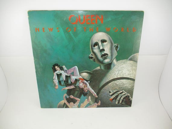 Vintage 1977 Vinyl LP Record Queen News of The World Excellent Condition Original US Pressing 70170