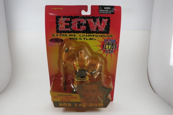 1999 ECW Extreme Championship Wrestling Rob Van Dam Series I with Accessories NIB