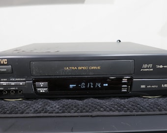 JVC HR-A61U VCR Plus Player with Remote, Early 90's Hi-Fi vhs Recorder