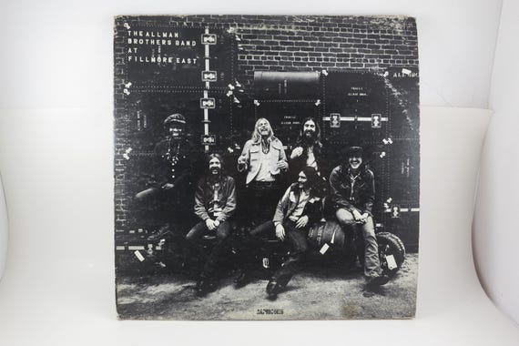 Vintage 1971 LP Vinyl Record The Allman Brothers Band at Fillmore East First Pressing