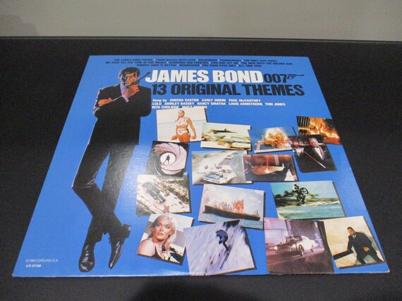 Vintage 1983 Vinyl LP Record James Bond 007 Thirteen Original Themes Excellent Plus Condition 65988