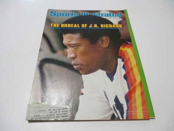 Vintage August 18, 1980 Sports Illustrated Magazine MLB Houston Astros The Ordeal of J.R. Richardson Excellent Condition