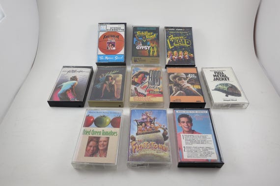 Vintage Soundtracks of the 80's and 90's Cassette Tapes F Flashdance Flintstones Fame Footloose Ford Fairlane Flamingo Kid Sold Individually
