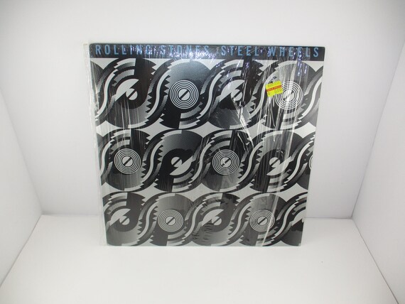 Vintage 1989 Vinyl LP Record Steel Wheels The Rolling Stones Excellent Condition In Shrink 70403