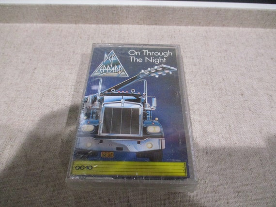 Vintage 1980 Cassette Tape On Through The Night Def Leppard MINT Condition Still Factory Sealed