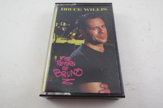Vintage 1987 Cassette Tape The Return of Bruno Bruce Willis