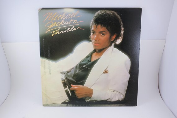 Vintage 1982 Vinyl LP Record Michael Jackson Thriller Epic Records Excellent Condition 71639