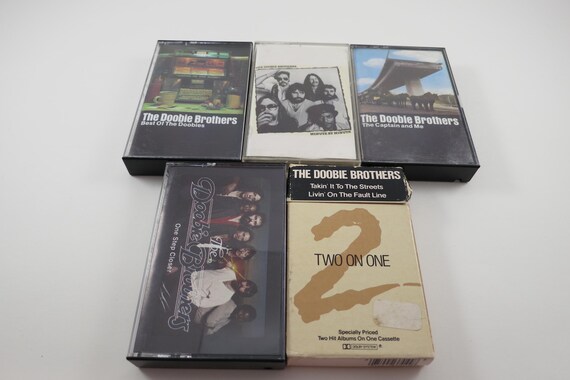 Vintage 1980's Doobie Brothers Cassette Tapes Best Of Minute by Minute One Step Closer Sold Individually