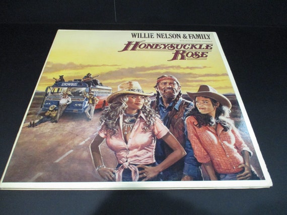 Vintage 1980 Vinyl LP Record Willie Nelson & Family Honeysuckle Rose Excellent Condition 67730