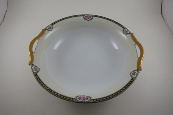 Vintage 1920's Noritake Kenosha Pattern 10 Inch round Serving Bowl