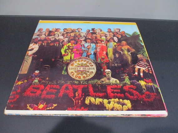 Vintage 1967 Vinyl LP Record The Beatles Sgt Peppers Lonely Hearts Club Band Excellent Condition Stereo Pressing 66423