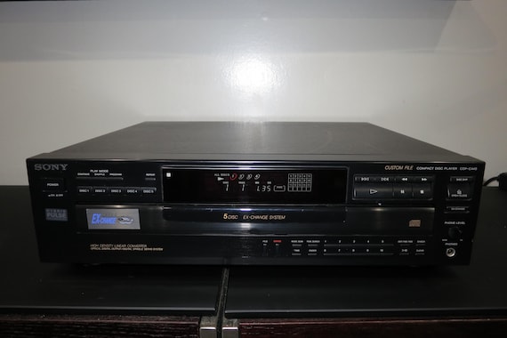 Vintage 1994 Sony 5-Disc CD Changer Rotary Style