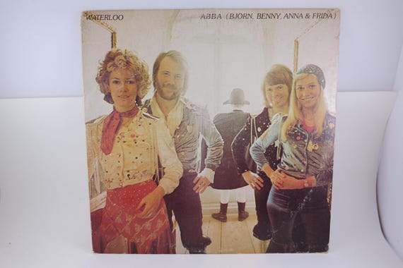Vintage 1974 Vinyl LP Record Waterloo Abba Very Good Condition