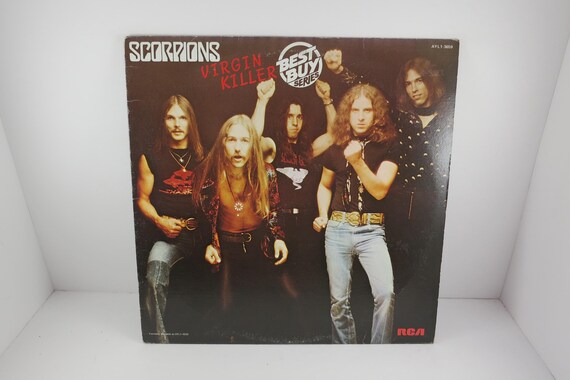 Vintage 1980 Vinyl LP Record Virgin Killer The Scorpions Excellent Condition 71196