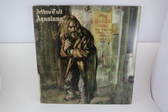 Vintage 1984 LP Vinyl Record Jethro Tull Aqualung Very Good Plus Condition
