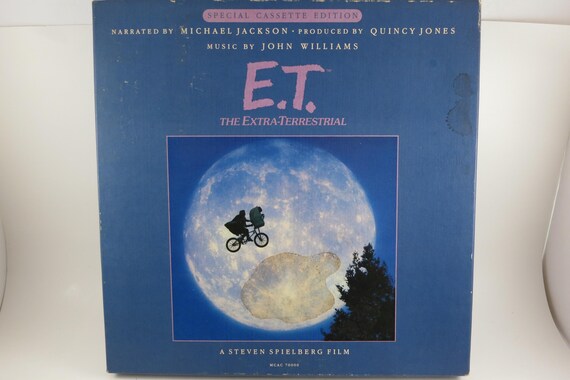 Vintage 1982 Cassette Box Set Michael Jackson John Wiliams E.T The Extra-Terrestrial w/Storybook