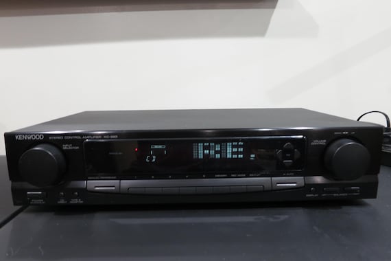 Kenwood KC-993 Stereo Control Amplifier Rear 780 Watts