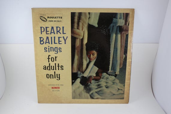 Vintage 1959 Vinyl LP Record Pearl Bailey Sings for Adults Only Excellent Plus Condition 71650