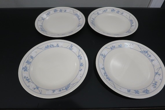 Vintage Corelle Bread Plates: First of Spring Pattern, Set of 4