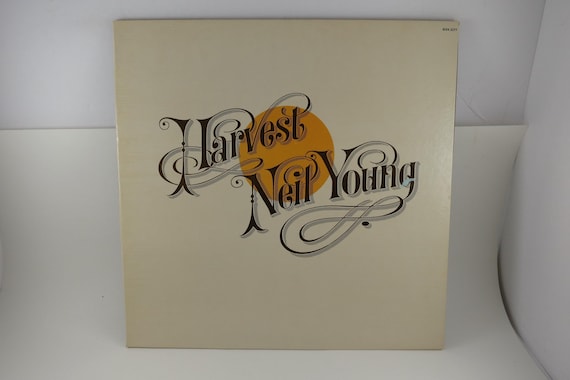 Vintage 1986 Vinyl LP Record Neil Young Harvest NM