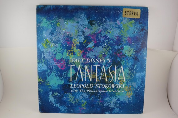 Vintage 1957 Fantasia Vinyl LP Soundtrack, Disneyland Records w/ Booklet