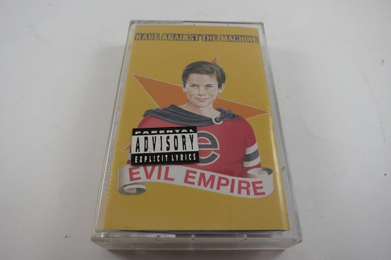 1996 Cassette Tape Rage Against The Machine Evil Empire Original Pressing