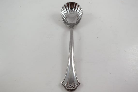 Reed & Barton Silver Plate Sugar Spoon - French Chippendale Shell Design
