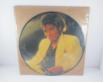 Vintage 1983 Michael Jackson Thriller LP - Original Picture Disc