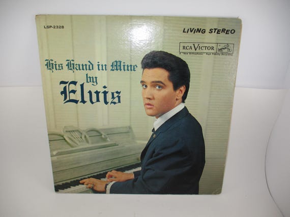Vintage 1964 Vinyl LP Record Elvis Presley His Hand In Mine Very Good Plus Condition Living Stereo Pressing 69970
