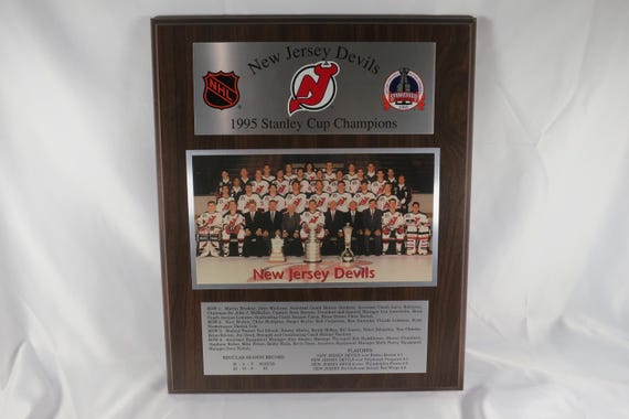 New Jersey Devils 1995 Stanley Cup Champions Wall Plaque 16x13