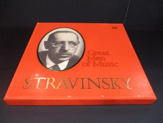 Vintage 1976 Igor Stravinsky Vinyl LP Box Set: Men of Music