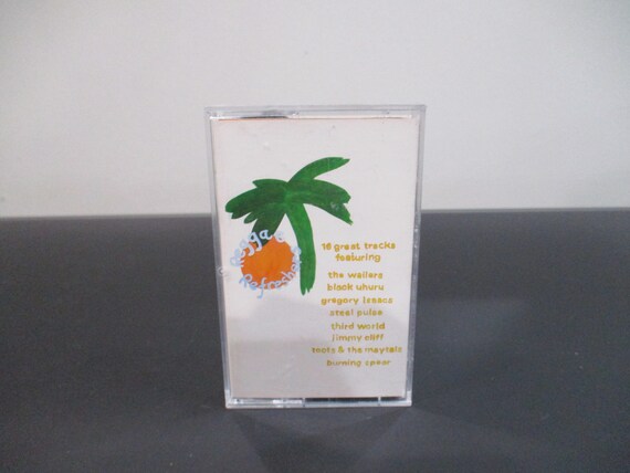 Vintage 1990 Cassette Tape Reggae Refreshers Sampler Steel Pulse Jimmy Cliff Wailers Third World Toots Burning Spear Many More