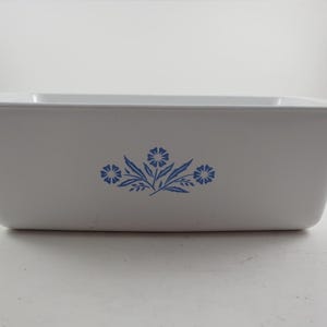 Vintage Corning Ware Loaf Pan: Cornflower Blue, 2 Quart