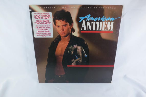 1986 American Anthem Soundtrack Vinyl LP Record Hype Sticker EX