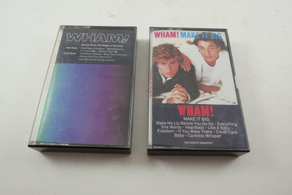Vintage 1984 Wham Cassette Tapes George Michael Make It Big Fantastic Wham! Sold Individually