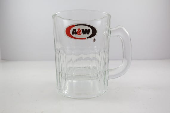 Adorable 3 1/4 Inch Tall A&W Root Beer Mini Mug Authentic Original Excellent Condition