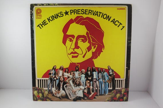 Vintage 1973 Vinyl LP Record Preservation Act 1 The Kinks Excellent Condition 71129