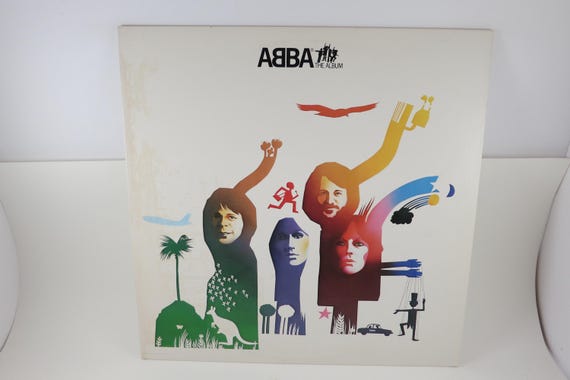 Vintage ABBA Vinyl Record LP - The Album 1978