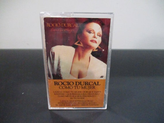 Vintage 1988 Latin Pop Cassette Tape Como Tu Mujer Rocio Durcal Excellent Condition