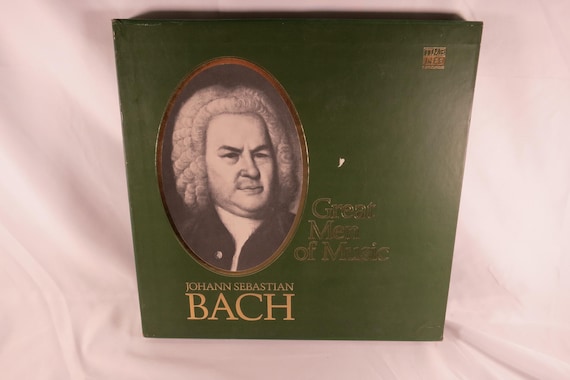 1978 Johann Sebastian Bach Vinyl LP Box Set: Gre8t Men of Music NM