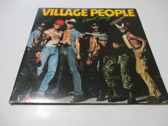 Vintage 1979 Vinyl LP: The Village People - Live and Sleazy