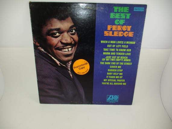 Vintage 1969 Vinyl LP Record The Best of Percy Sledge Excellent Condition Rare White Label Promo Pressing 69948