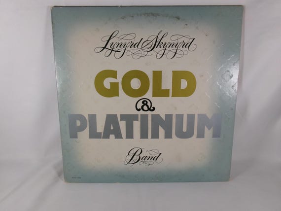 1980 Vinyl LP Two Record Set Lynyrd Skynyrd Band Gold and Platinum EX