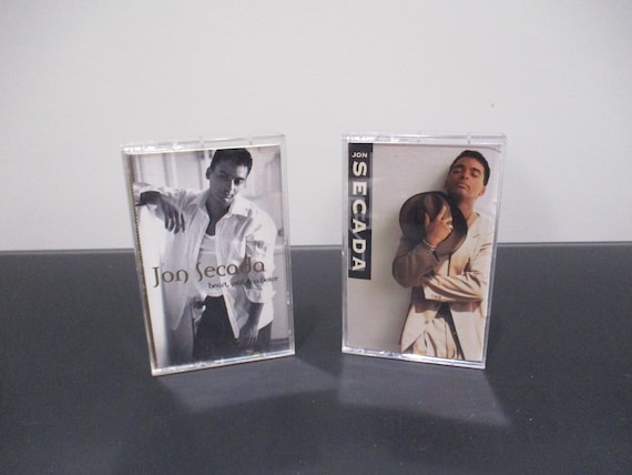 1990's Jon Secada Cassette Tapes Self Titled Heart Soul & A Voice Sold Individually