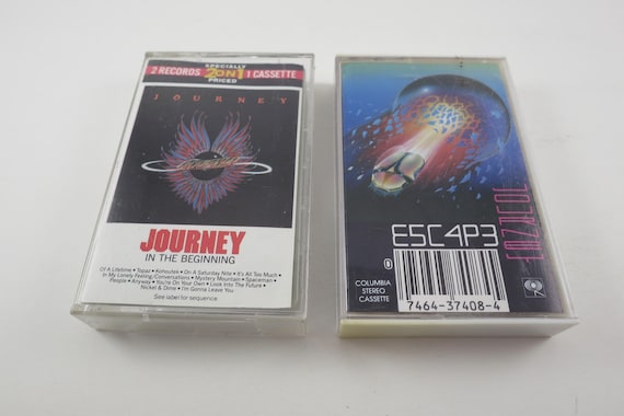 Vintage 1980's Journey Cassette Tapes Excellent Condition Greatest Hits Escape Evolution Captured Frontiers Sold Individually