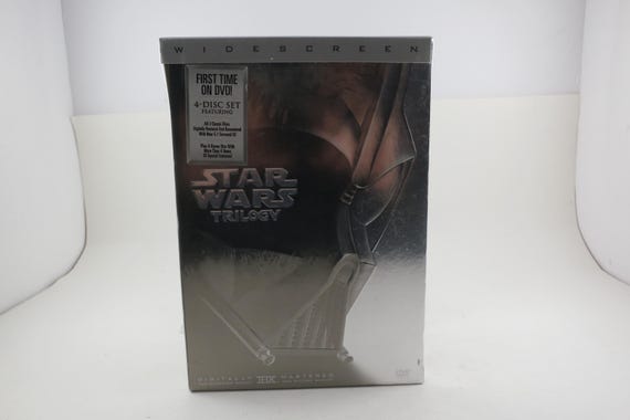 Vintage 2001 Digitally Mastered Star Wars Trilogy Boxed DVD Set IV V VI Sealed