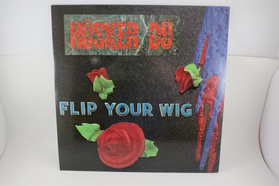 Vintage 1985 Vinyl LP Record Husker Du Flip Your Wig Near Mint Brown Translucent