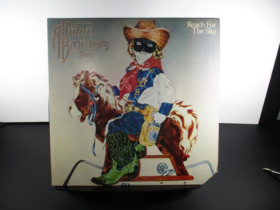 Vintage 1980 Vinyl LP Record Reach for the Sky The Allman Brothers Band Excellent Condition 62423